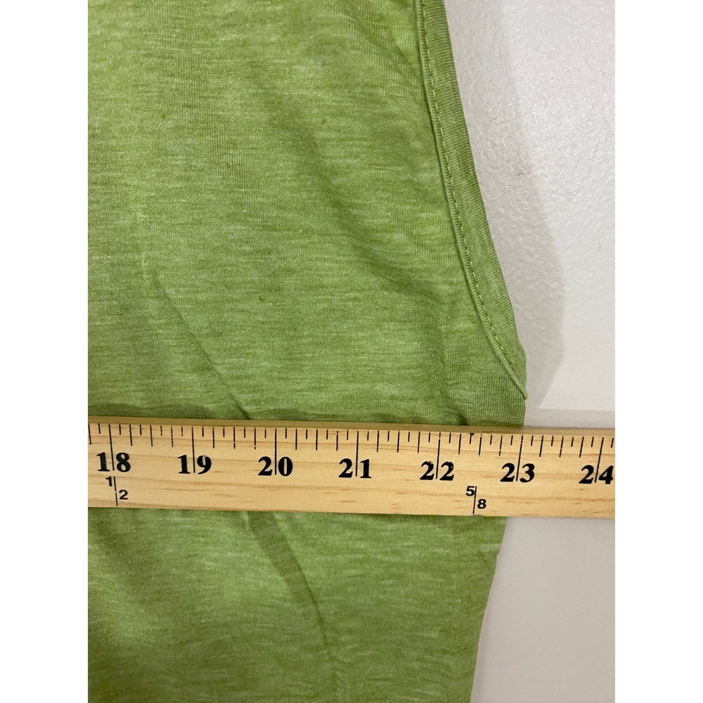 Graphic Tee Women XXL Green Its Fine Im Fine Everything Is Fine Cat - Picture 5 of 6